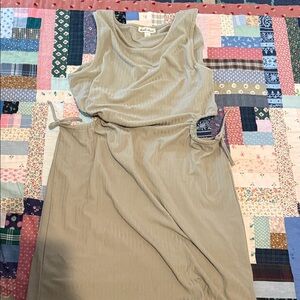 Universal Thread Beige Midi Dress